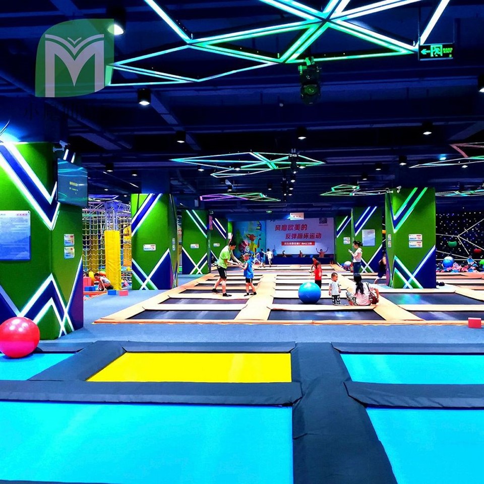 Trampoline With Slide Attached